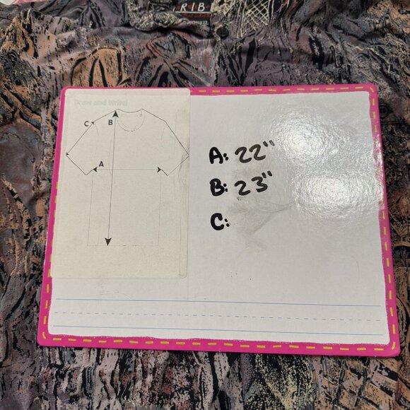 Vintage Tribes Art Rayon Button Up All Over Print - Picture 8 of 8